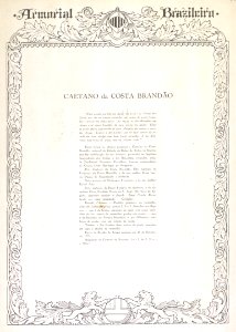 Brasão de Caetano da Costa Brandão 01