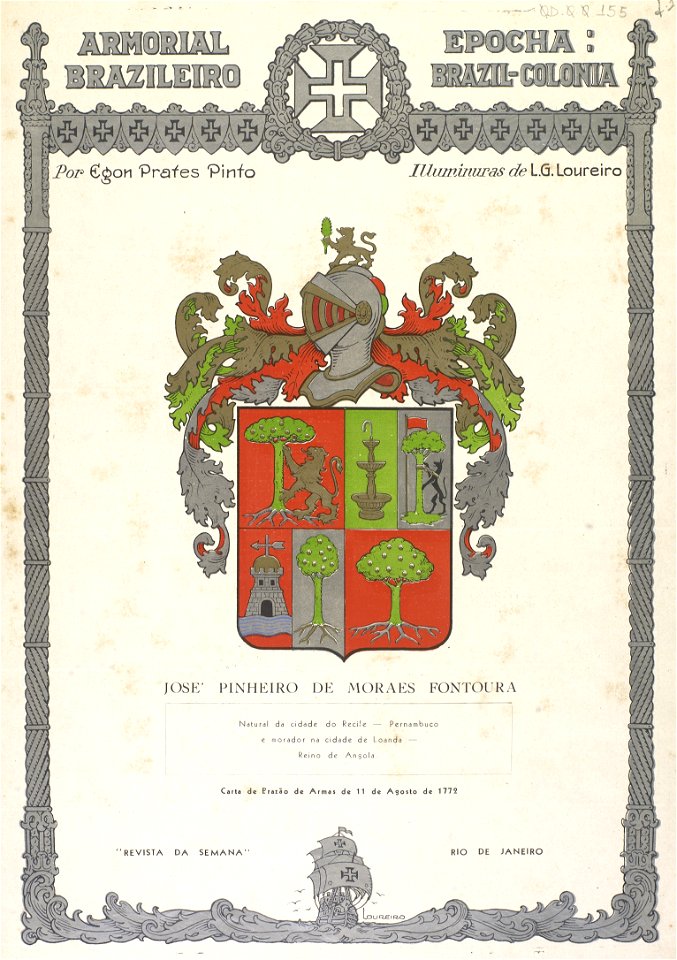 Brasão de José Pinheiro de Moraes Fontoura 02