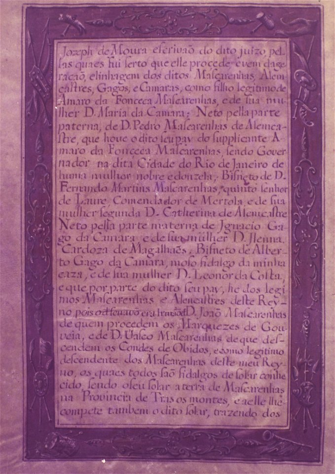 Brasão de Manoel Gago Mascarenhas da Câmara 06