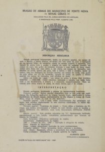 Brasão do Município de Ponte Nova (MG) 01