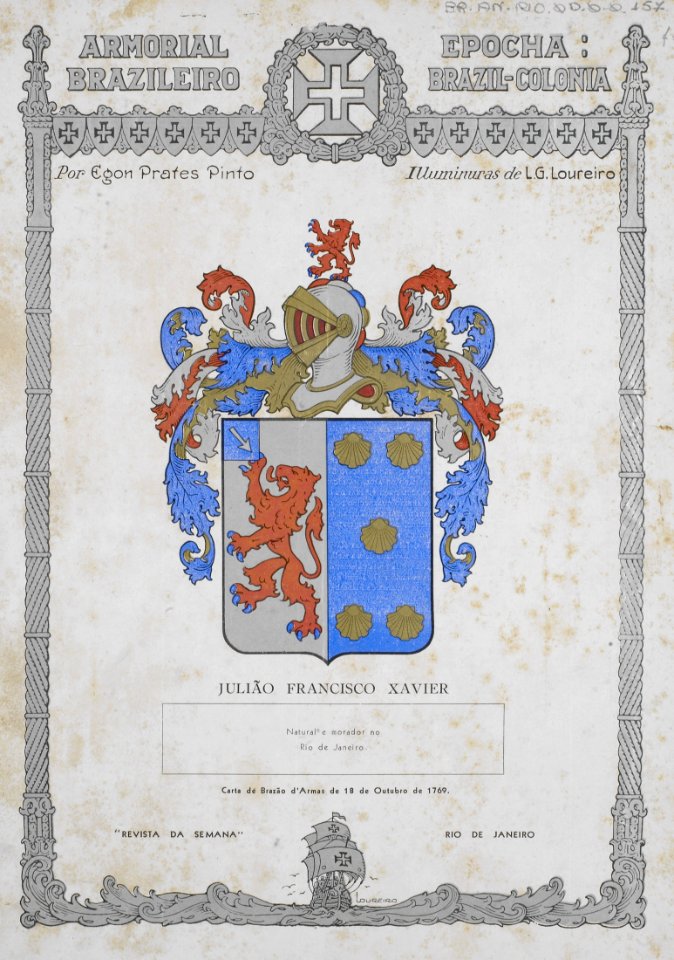Brasão de Julião Francisco Xavier 02