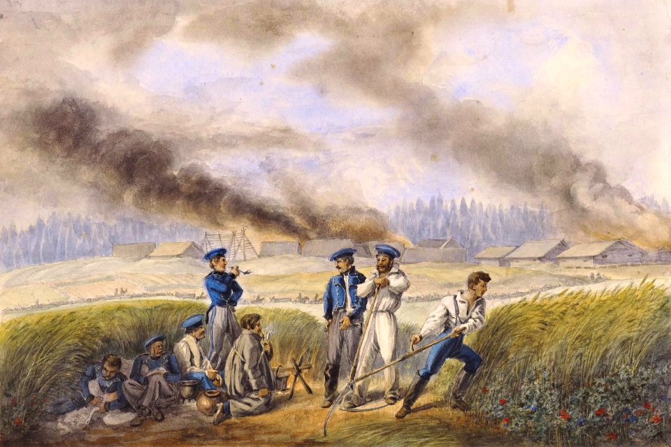 Brasłaŭ, Dzisna. Браслаў, Дзісна (C. Faber du Faur, 21.07.1812)