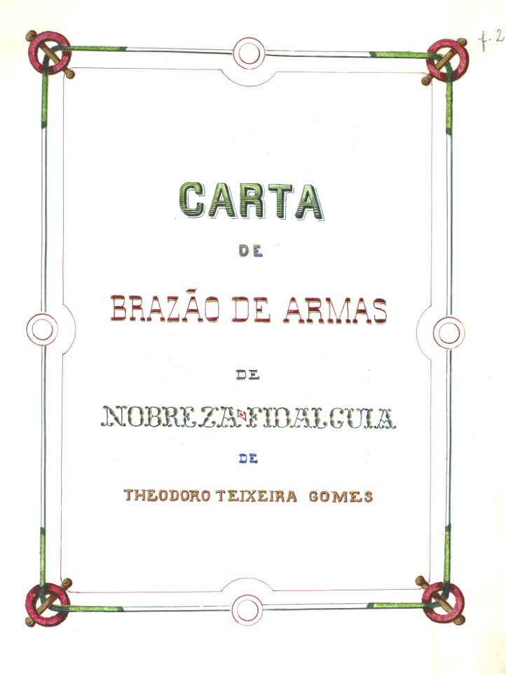 Brasão de Theodoro Teixeira Gomes 18