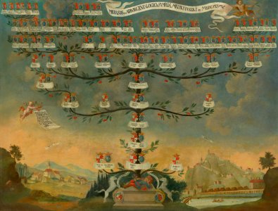 Bratislavský maliar z 1. polovice 18. storočia - Mednyánszky Family Tree - O 6653 - Slovak National Gallery