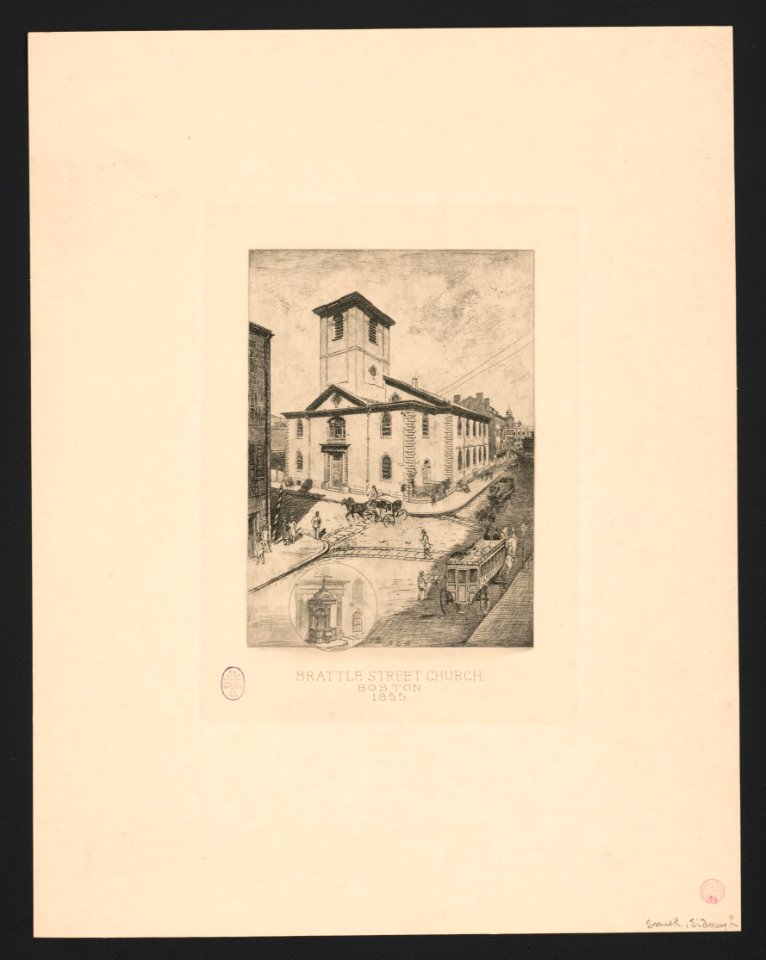 Brattle Street Church, Boston 1855 LCCN2004670548