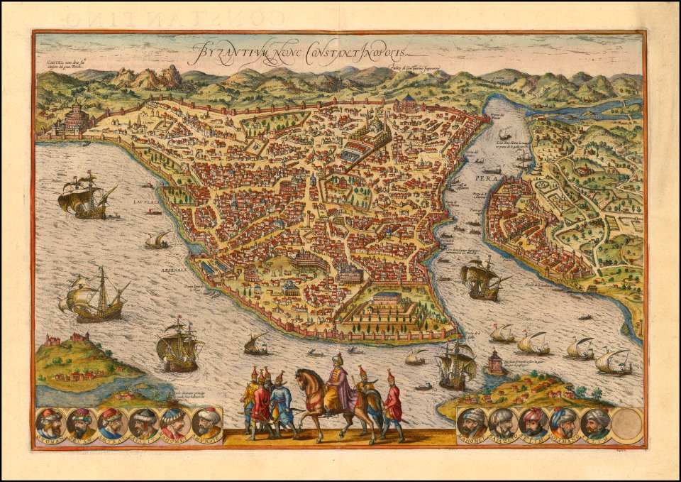 Braun & Hogenberg - Byzantium Nunc Constantinopolis