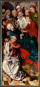 Braunau Stadtpfarrkirche Bäckeraltar Marientod 01