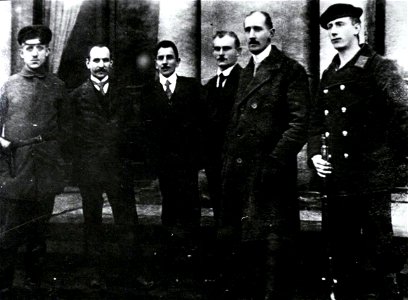 Braunschweig Novemberrevolution Delegation Arbeiter- und Soldatenrat 8. Nov. 1918 16 H XVI H I 1918 (Stadtarchiv Braunschweig)