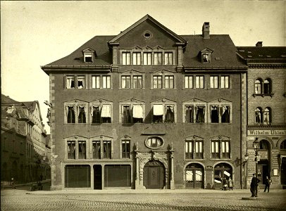 Braunschweig Stechinelli-Haus um 1900 Sig. 2 H XVI A II 2 (Stadtarchiv Braunschweig)