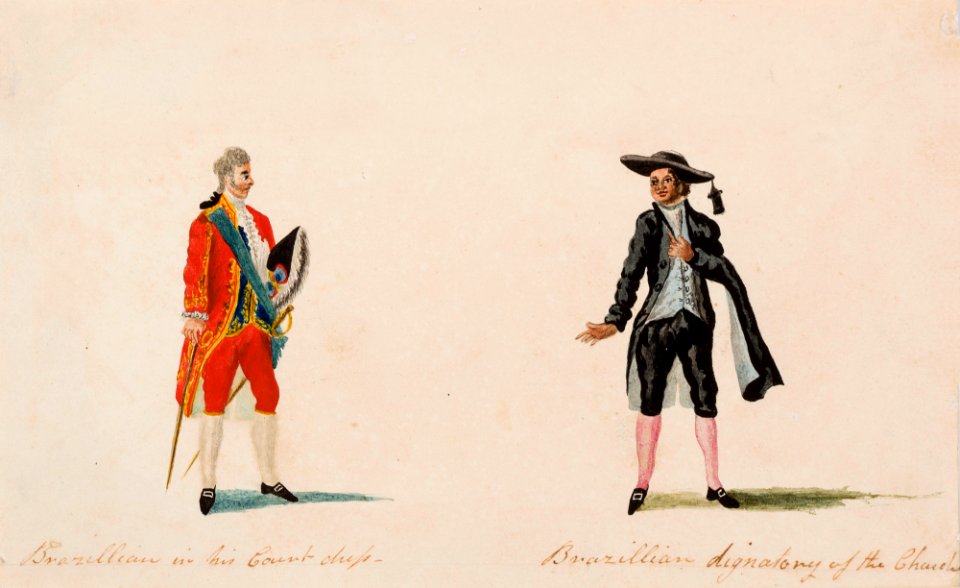 Brazillian in his Court dress, da Coleção Brasiliana Iconográfica