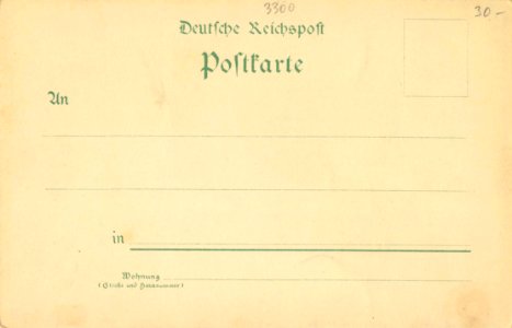 Braunschweig, Niedersachsen - Kaiserl. Oberpostdirektion; Schloss; Polytechnikum (back) (Zeno Ansichtskarten)