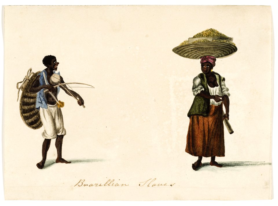 Brazillian Slaves (1), da Coleção Brasiliana Iconográfica