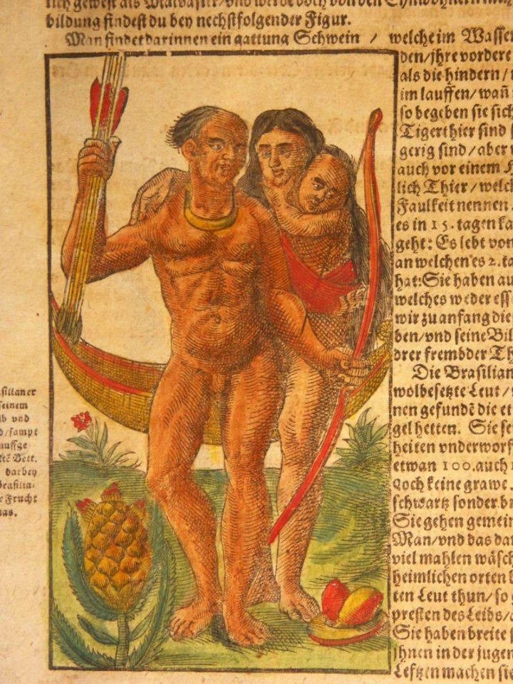 Brazilians (1628). Free illustration for personal and commercial use.