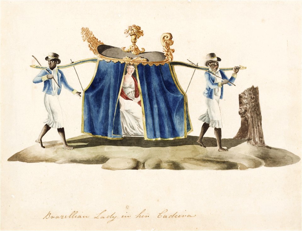 Brazillian Lady in her Cadeira, da Coleção Brasiliana Iconográfica