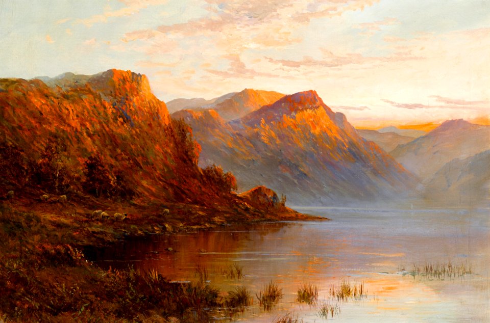 Alfred de Bréanski - The Head of a Scotch Lake