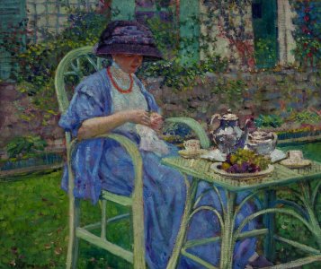 Breakfast in the Garden, Frieseke