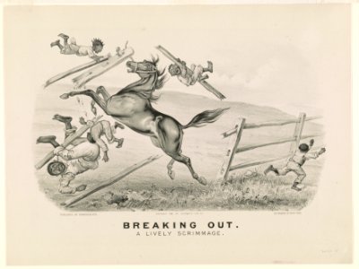 Breaking Out- A lively scrimmage LCCN90712473