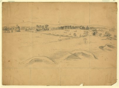 Breastworks near Williamsport, Md., thrown up by Gen. Lee's army, on its retreat toward the Potomac LCCN2004661449