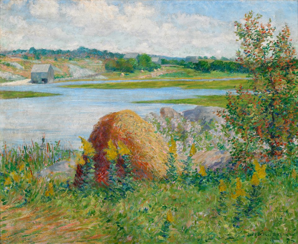 'On the Essex River' by John Leslie Breck, 1891