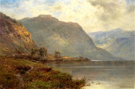 Alfred de Bréanski - A Perthshire lake