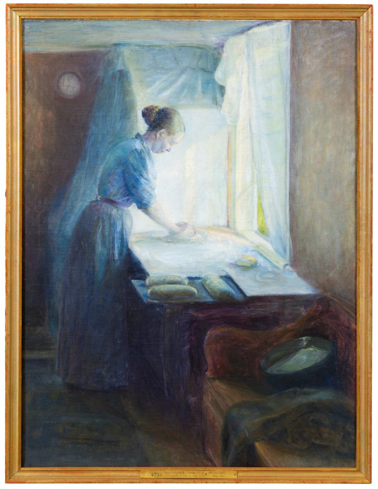 Bread-Baking (Charlotte Mannheimer) - Nationalmuseum - 21782