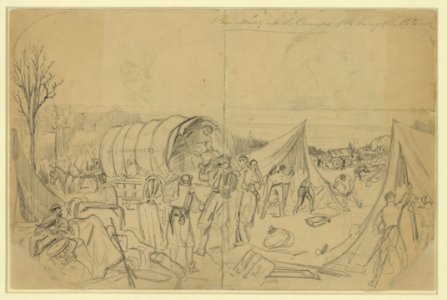 Breaking up the Camps, of the Army of the Potomac LCCN2004661358