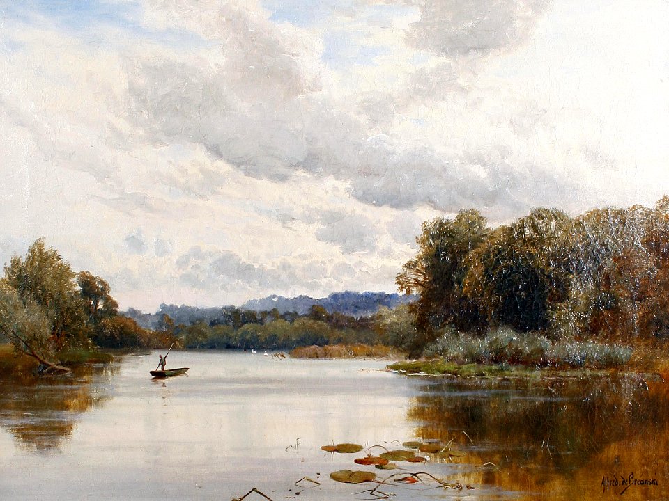 Alfred de Bréanski Snr. - Penton Hook on the Thames