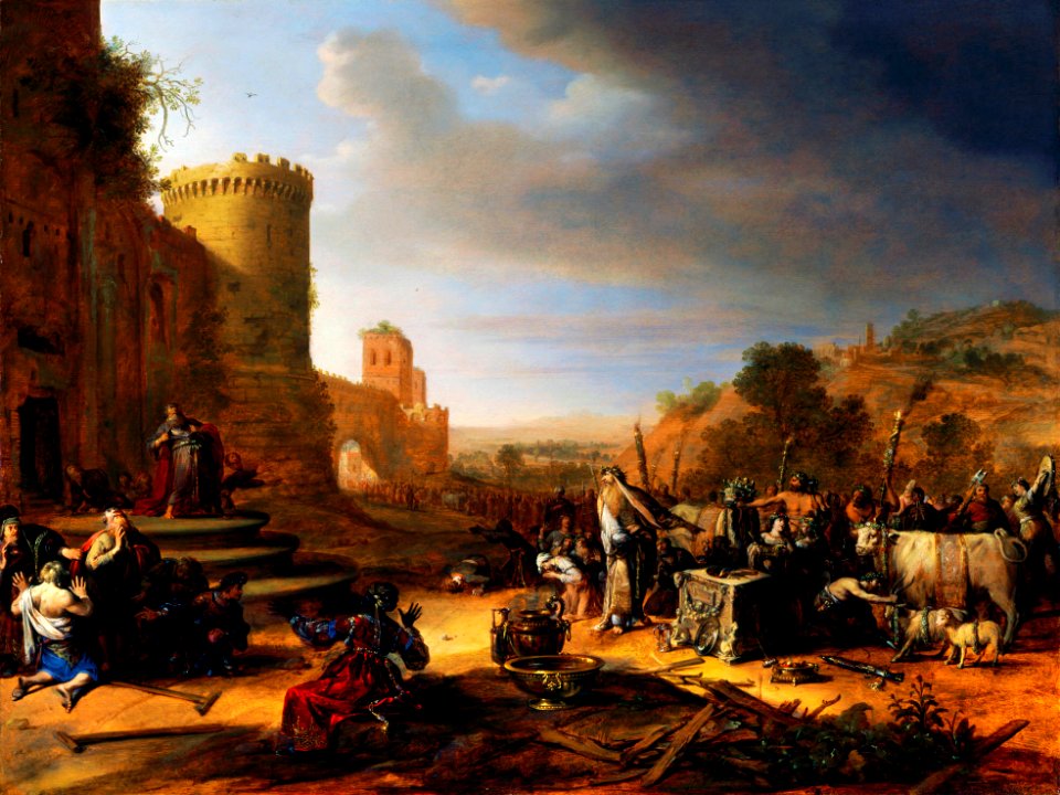 Breenbergh, Bartholomeus, Saints Paul and Barnabas at Lystra (Sacrifice at Lystra), 1637