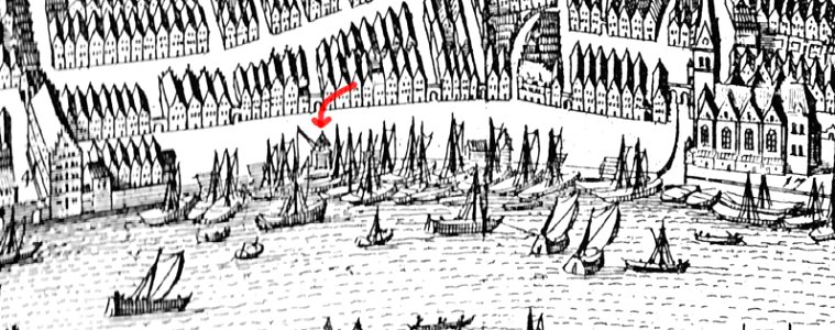Bremen crane Merian1640