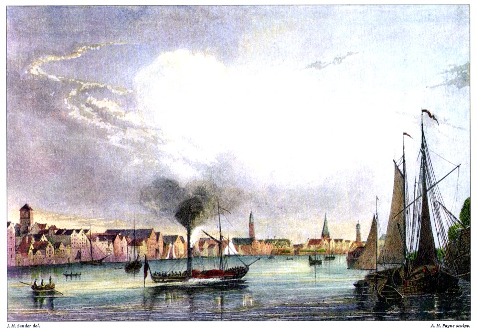 Bremen Weserseite c1840