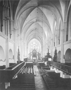 Bremer Dom Mittelschiff ostwärts 1876