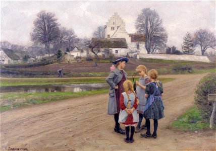 Hans Andersen Brendekilde - Hjembæk Gade