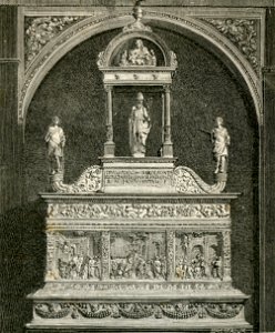Brescia (duomo nuovo) monumento al martire Apollonio ilografia di Richard Brend'amour