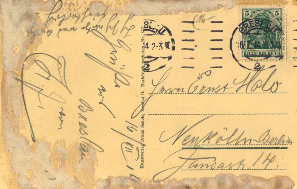 Breslau, Schlesien - Liebichshöhe (2) (back) (Zeno Ansichtskarten)