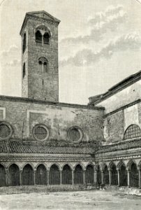 Brescia cortile interno del convento di San Francesco