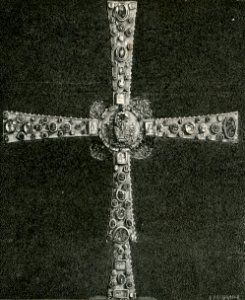 Brescia museo civico cristiano croce detta di Sant’Elena o di Galla Placidia con gemme e miniature xilografia di Richard Brend'amour