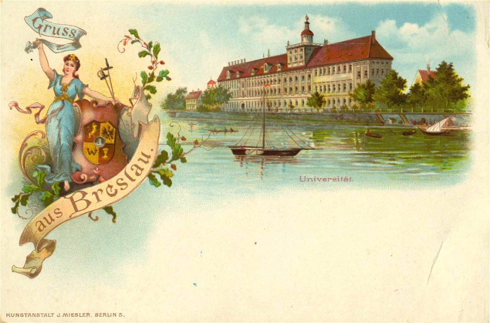 Breslau, Schlesien - Universität (Zeno Ansichtskarten)