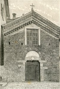 Brescia chiesa di San Marco xilografia di Barberis