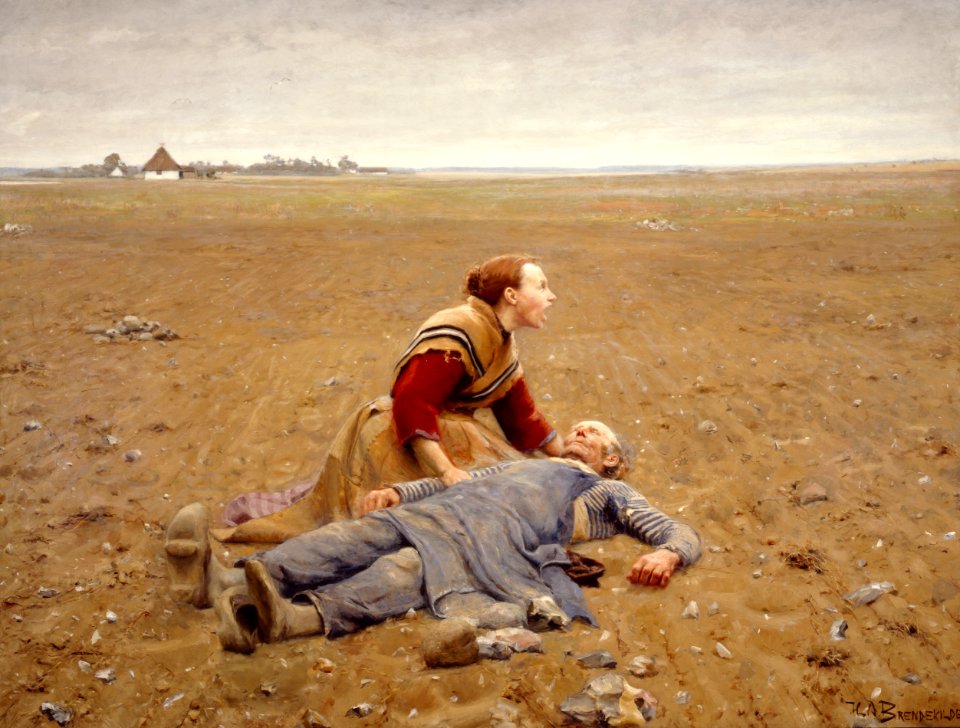 H. A. Brendekilde - Udslidt (1889)