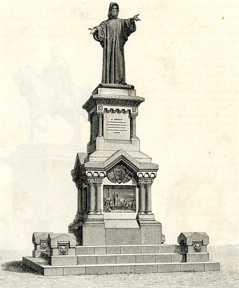 Brescia monumento ad Arnaldo da Brescia