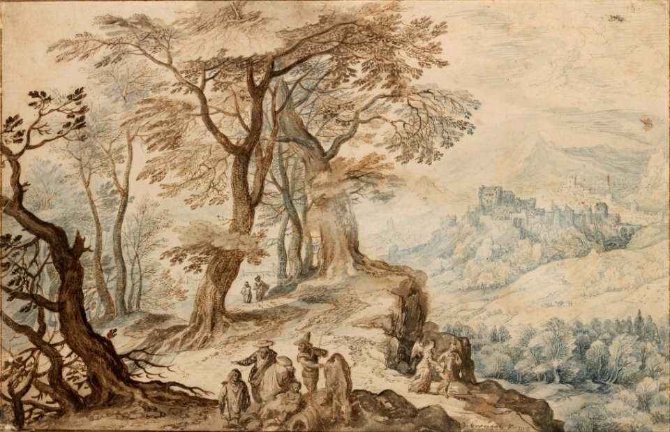 Jan Breughel Ii - Landscape with Tobias and the Angel - Google Art Project