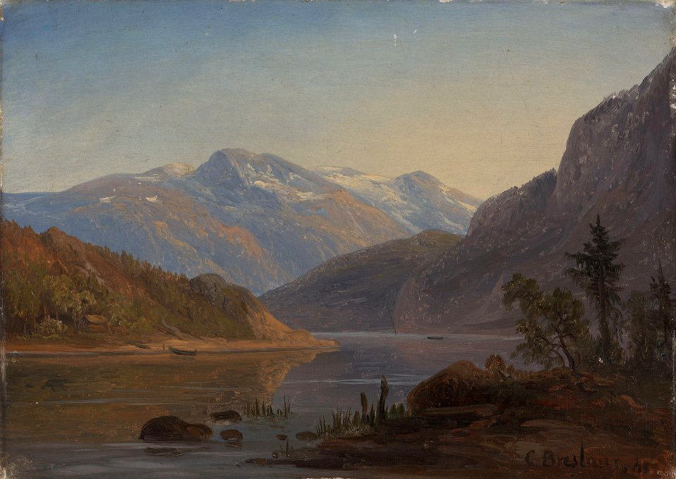 Christian Breslauer - Studie fra Norge - NG.M.01634 - National Museum of Art, Architecture and Design