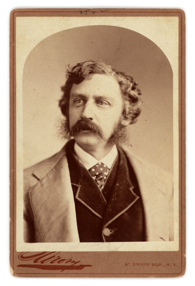 Bret Harte by Napoleon Sarony, c. 1870, albumen silver print, from the National Portrait Gallery - NPG-NPG 79 39Harte-000001