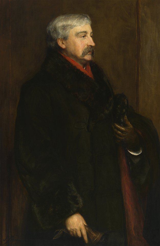 Bret Harte by John Pettie, 1884, oil on canvas, from the National Portrait Gallery - NPG-NPG 69 52Harte d1
