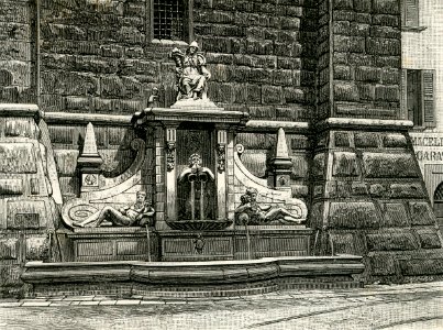 Brescia fontana della Palata xilografia di Barberis