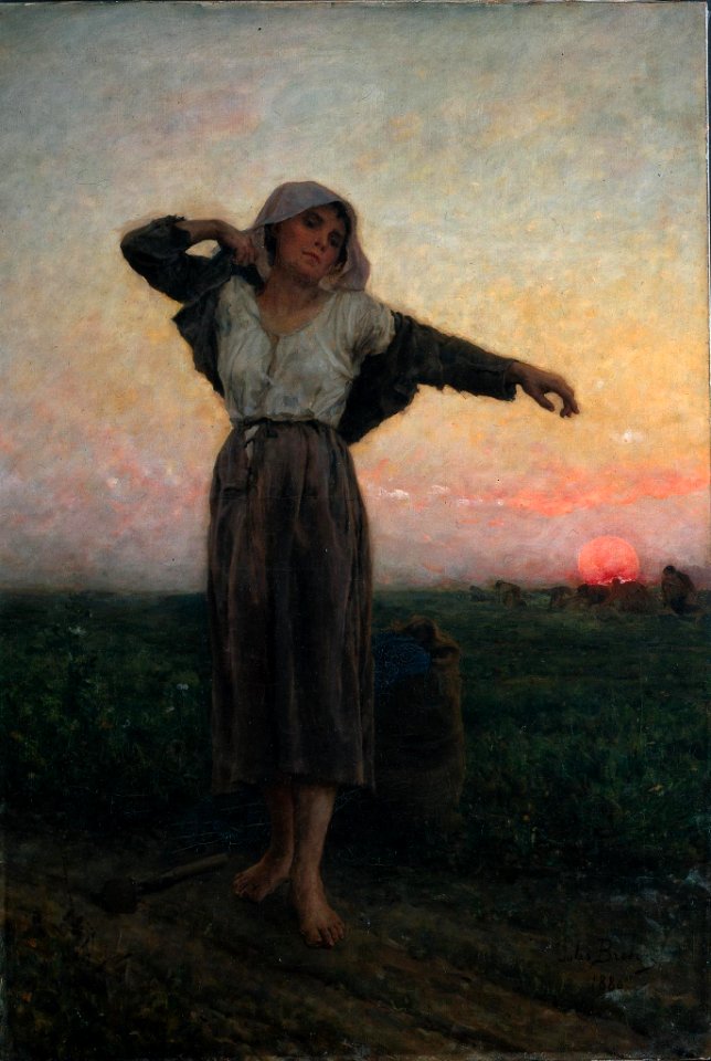 Jules Breton - La glaneuse lasse