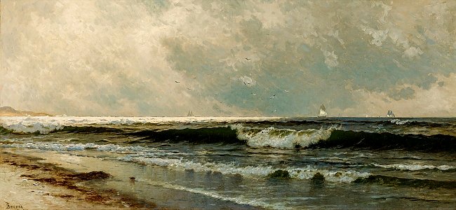 A Coastal View by Alfred Thompson Bricher