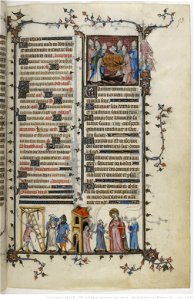 Breviarium Jean Pucelle tome1 fol53r