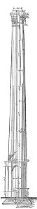 Brick boilerhouse chimney (Rankin Kennedy, Modern Engines, Vol VI)