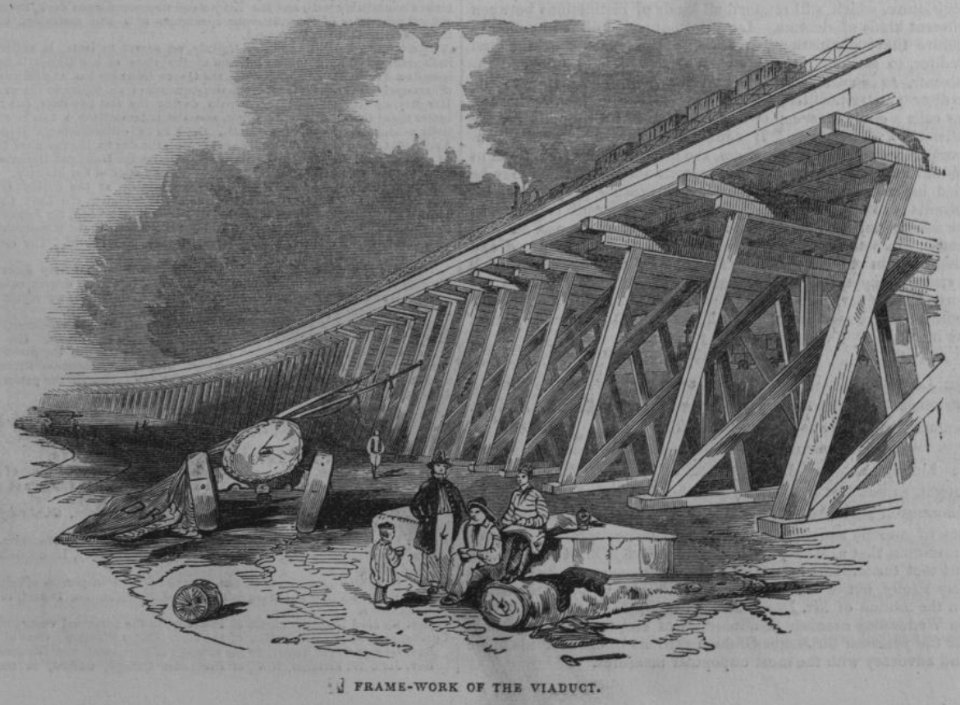 Bricklayers Arms Viaduct, 1844